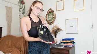 Nicole Nabors - Workout Clothing Try on with Lush